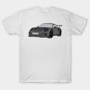 Porsche GT3 RS car selfmade Grey T-Shirt